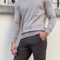 Rick Beige Turtleneck Sweater