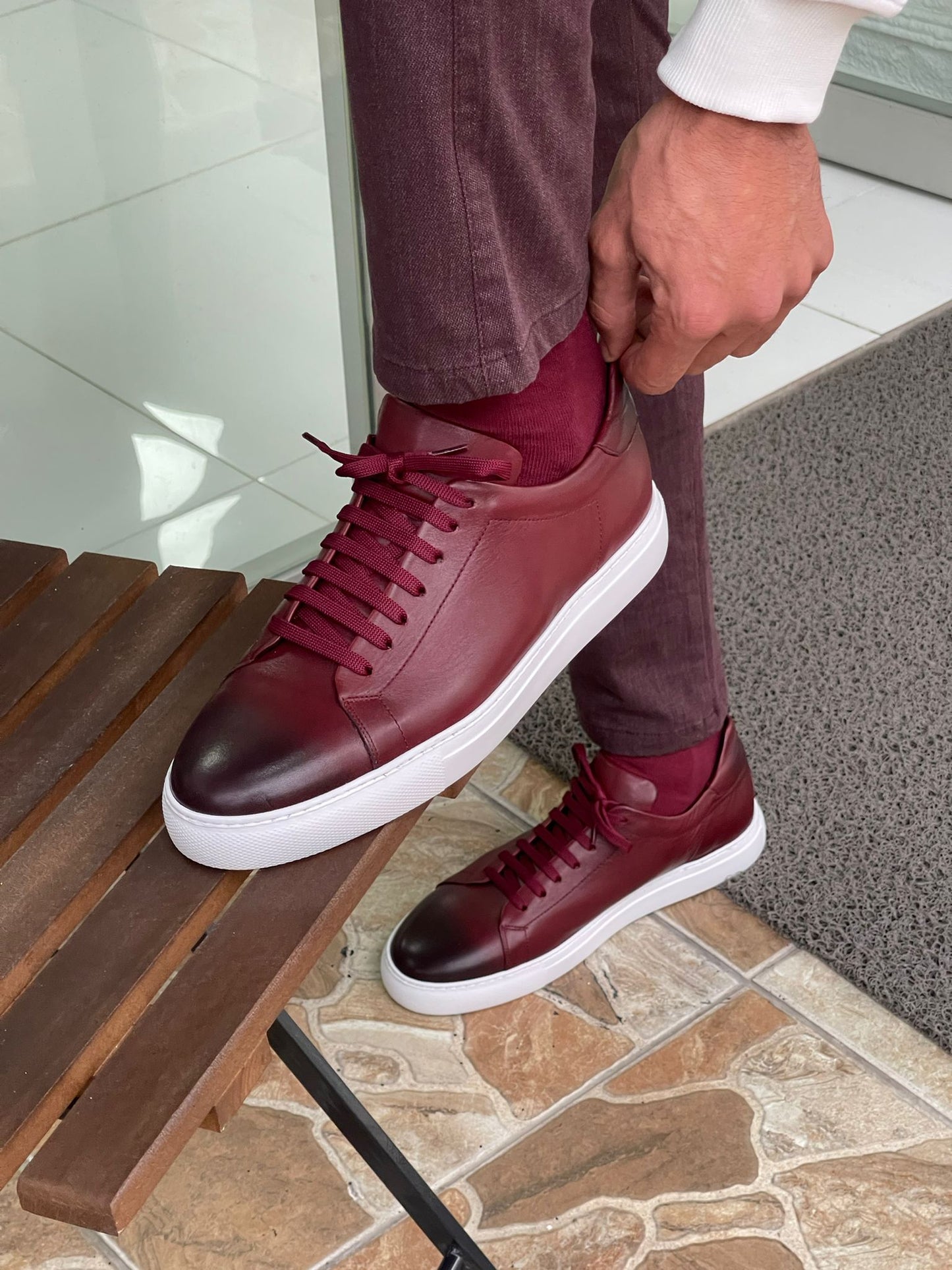 Madison Claret Red Sneakers