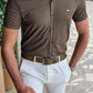 Elche Khaki Slim Fit Shirt