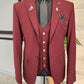 Varese Claret Red Slim Fit Suit