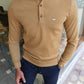Minsk Mustard Slim Fit Sweater