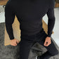 Dayton Black Slim Fit Half Turtleneck Sweater