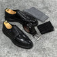 Isaac Black Leather Shoes