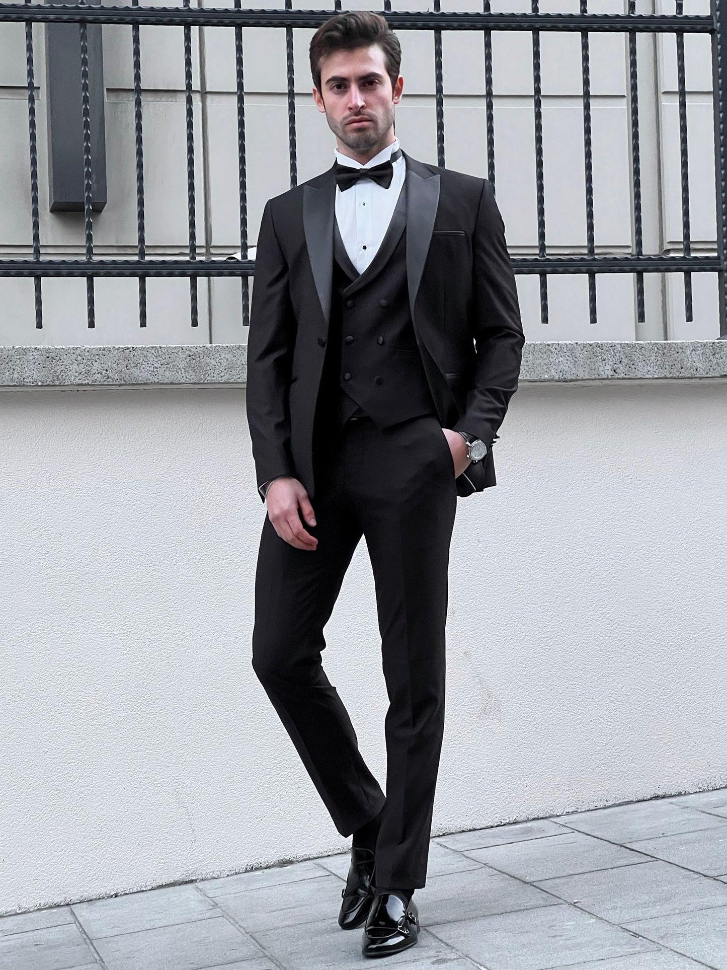 Ethan Black Tuxedo Suit