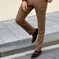 Sorrento Camel Slim Fit Pants