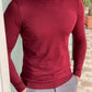 Jake Claret Red Slim Fit Sweater