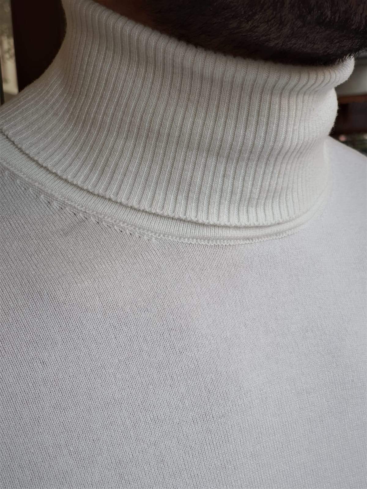 Ascona Ecru Turtleneck Knitwear