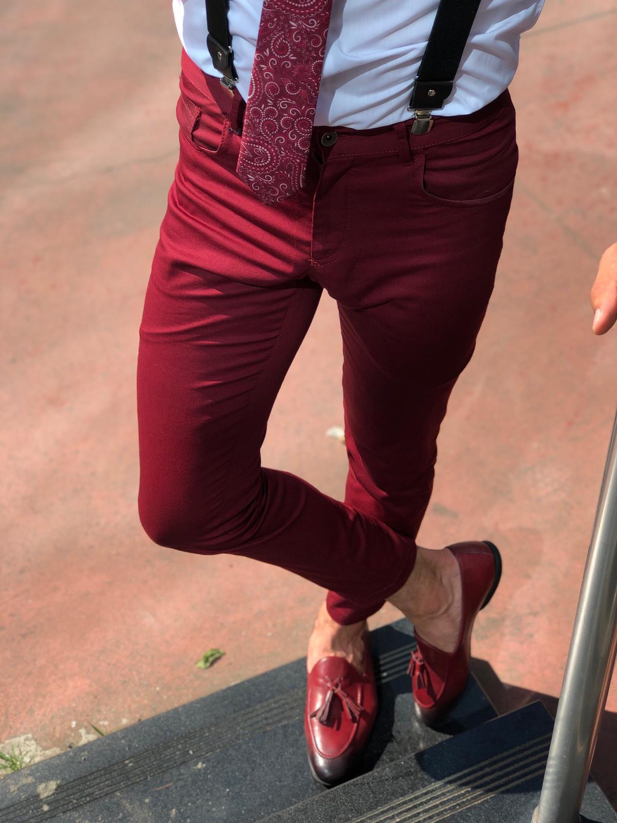 Cambridge Claret Red Pants