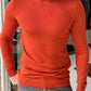 Hamilton Orange Slim Fit Turtleneck Sweater