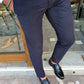 Melilla Navy Blue Slim Fit Pants