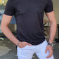 Chester Black Slim Fit T-Shirt