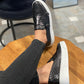 Toluca Black Leather Shoes