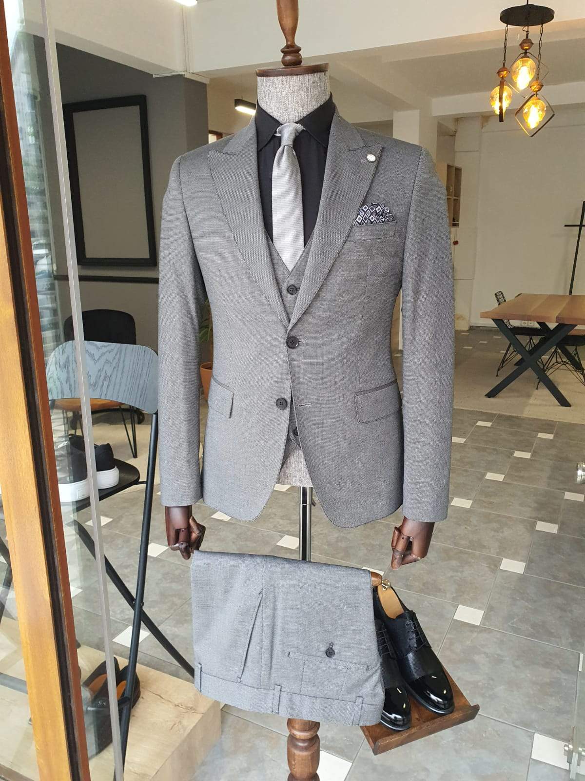 Geneva Gray Slim Fit Suit