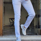 Elmore White Slim Fit Jeans