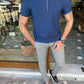 Loris Navy-Blue Polo T-Shirt