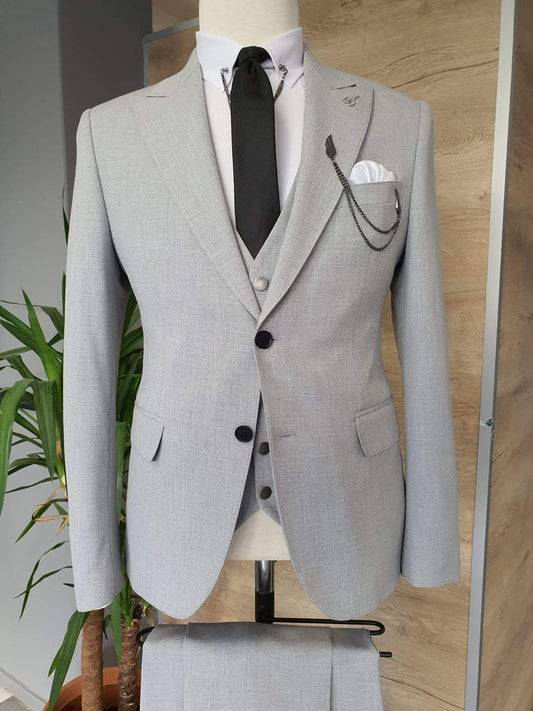 Varese Gray Slim Fit Suit