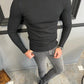 Adam Black Slim Fit Turtleneck Sweater