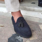 Napoca Suede Navy Blue Loafers