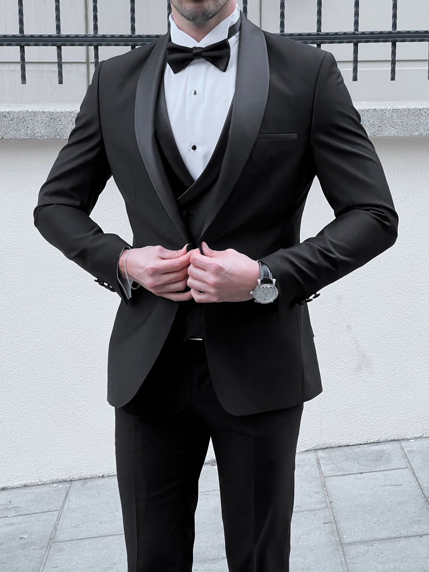 Ethan Black Tuxedo Suit