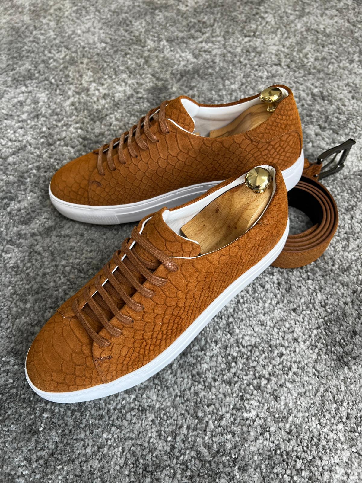 Collin Suede Tan Sneakers