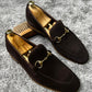 Rava Suede Brown Loafers