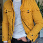 Catania Yellow Slim Fit Coat