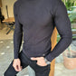 Ascona Black Turtleneck Knitwear