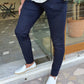 Geneva Navy Blue Slim Fit Pants