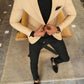 Genoa Beige Slim Fit Blazer