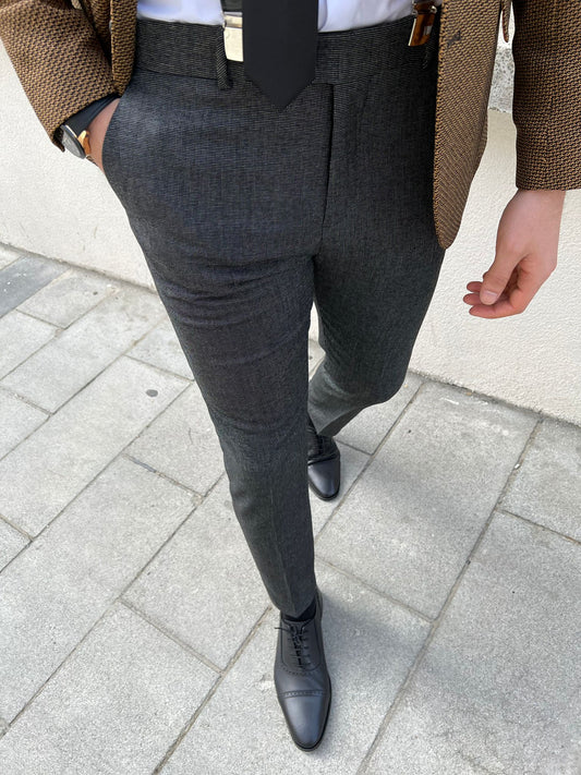 Thomas Black Super Slim Fit Pants