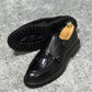 Isaac Black Leather Shoes