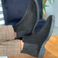 Dallas Suede Black Chelsea Boots
