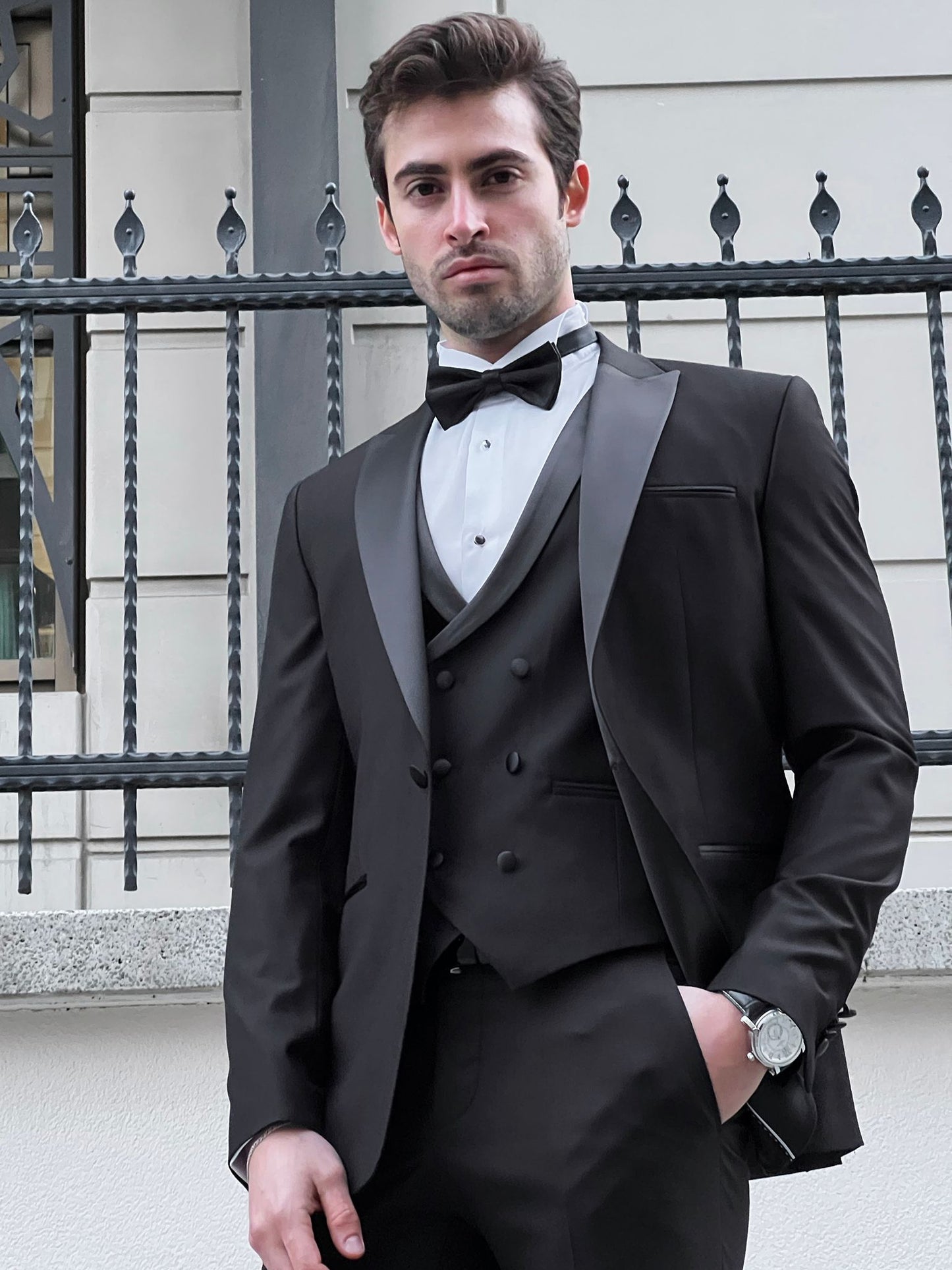 Ethan Black Tuxedo Suit