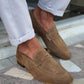 Lisbon Suede Beige Sardinelli Loafers