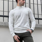Tivoli White Half Turtleneck Sweater