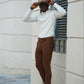 Izmir White Turleneck Sweater