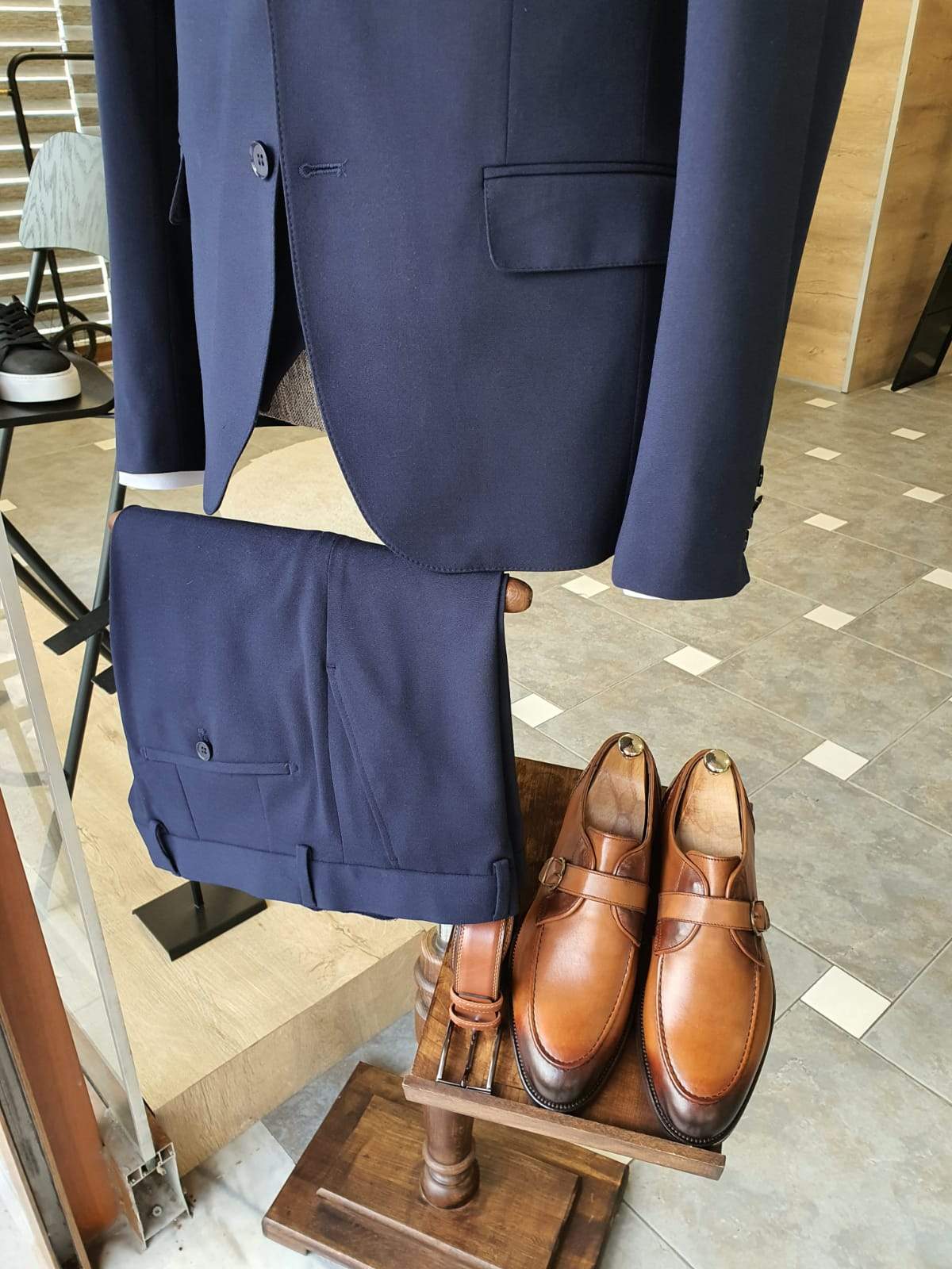 Varese Navy Blue Slim Fit Suit