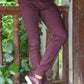 Avila Claret Red Slim Fit Pants