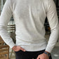 Cologne Beige Half Turtleneck Sweater
