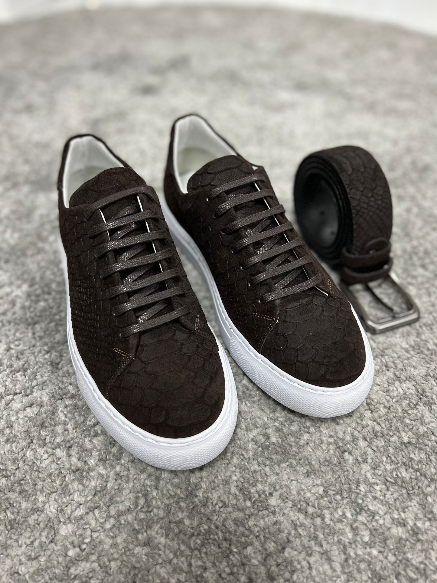 Collin Suede Brown Sneakers