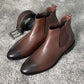 Lucca Brown Chelsea Boots