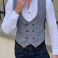 Chester Light Blue Double Breasted Vest