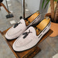 Napoca Suede Ecru Sardinelli Loafers