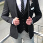 Varese Black Slim Fit Blazer