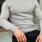 Hamilton Gray Slim Fit Turtleneck Sweater