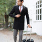 Mustang Black Slim Fit Coat