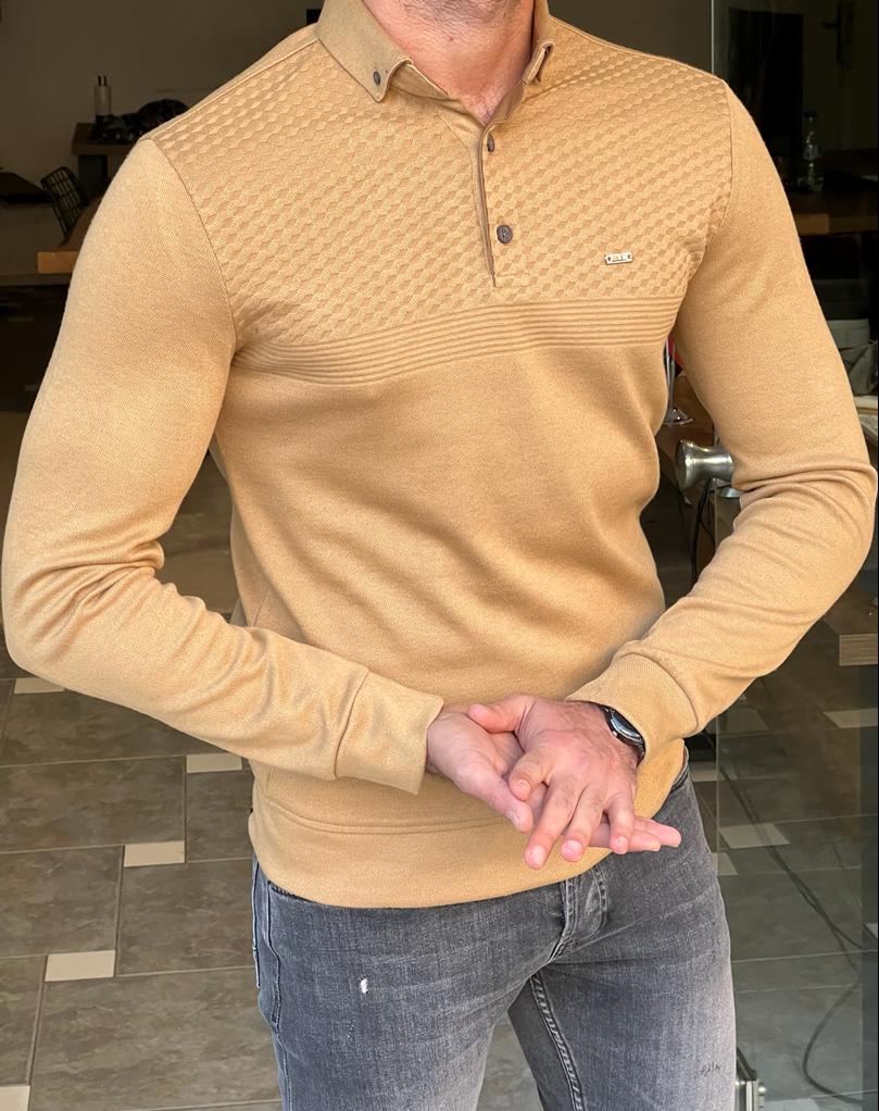 Orlando Yellow Polo Knitwear