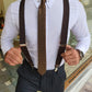 Atlanta White Chain Collar Slim Fit Shirt