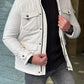Orlando White Slim Fit Coat