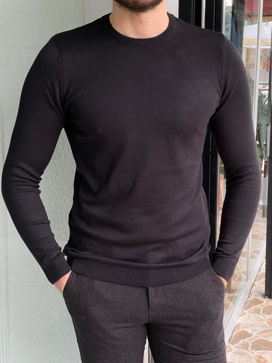 Jake Black Slim Fit Sweater